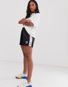 Adidas Originals Pride Taping Shorts In Black - Multi