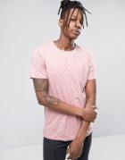 Redefined Rebel T-shirt In Dot Print - Pink