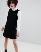 Mango Sleeveless Mini Dress With Stud Detail - Black