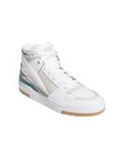 Adidas Originals Forum Luxe Mid Sneakers In White With Color Details