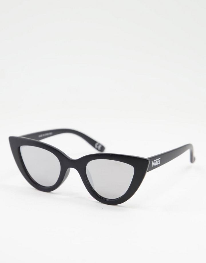 Vans Retro Cat Eye Sunglasses In Black