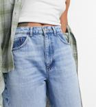 Reclaimed Vintage Inspired 92 Relaxed Mom Jean In Pretty Bleach Responsible Wash-blues