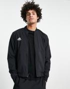 Adidas Training Urban Bomber Jacket In Black