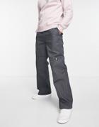 Dickies Double Knee Pants In Charcoal Gray-grey