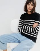 Asos White 100% Cashmere Crew Neck Sweater - Multi