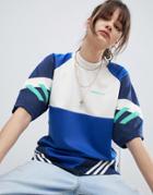 Adidas Originals Nova Color Block T-shirt - Blue