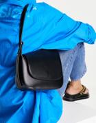 Topshop Sara Structured Shoulder Bag-black