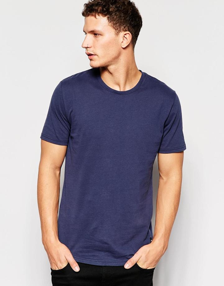 Only & Sons Crew Neck T-shirt - Navy