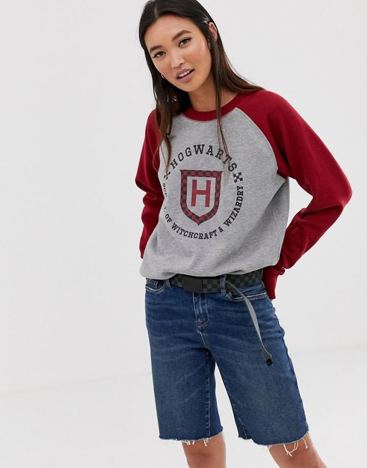 Vans X Harry Potter Hogwarts Sweatshirt In Gray