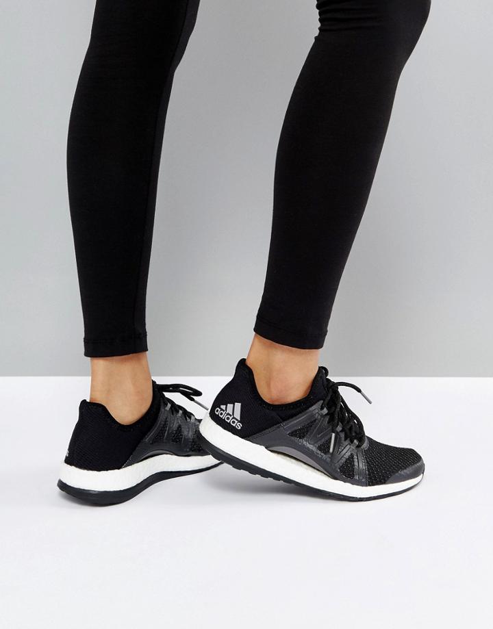 Adidas Training Pureboost Xpose Sneakers In Black - Black
