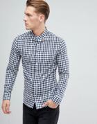 Only & Sons Slim Fit Gingham Shirt - Navy