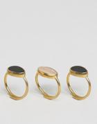 Made Mirage Stacking Rings - Gold