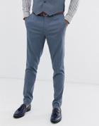 Asos Design Skinny Suit Pants In Slate Gray