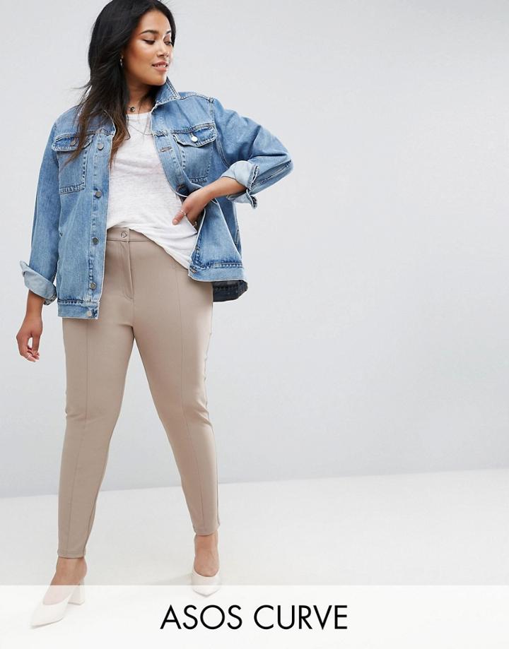 Asos Curve Ultimate Fit Skinny Pant - Pink