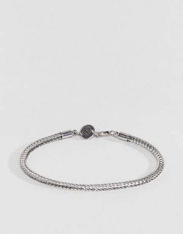 Aetherston Link Chain Bracelet In Antique Silver - Silver