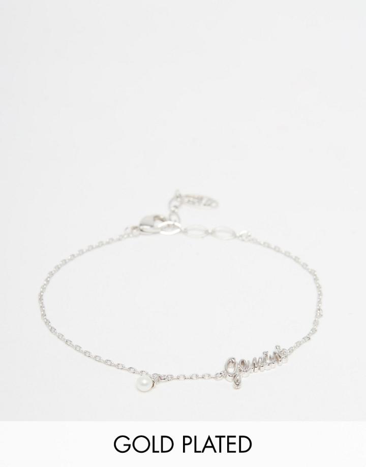 Astrid & Miyu Gemini Zodiac Bracelet - Silver
