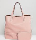 Street Level Tote Bag In Blush - Pink