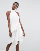 C/meo Collective Out Of Line Dress - White