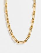 Mango Chain Link Necklace In Gold