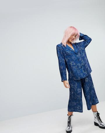 Ragyard Astrology Pants Co-ord - Navy