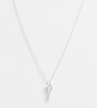 Asos Design Sterling Silver Necklace With Key Pendant