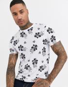 Asos Design T-shirt With All Over Floral Print