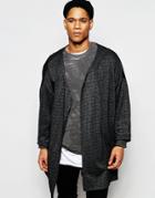 Kubban Long Kimono - Black