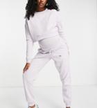River Island Maternity Sweatshirt And Sweatpants Set In Purple