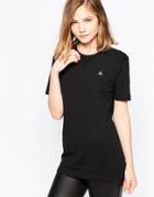 Le Coq Sportif Dacari Boyfriend T-shirt - Black