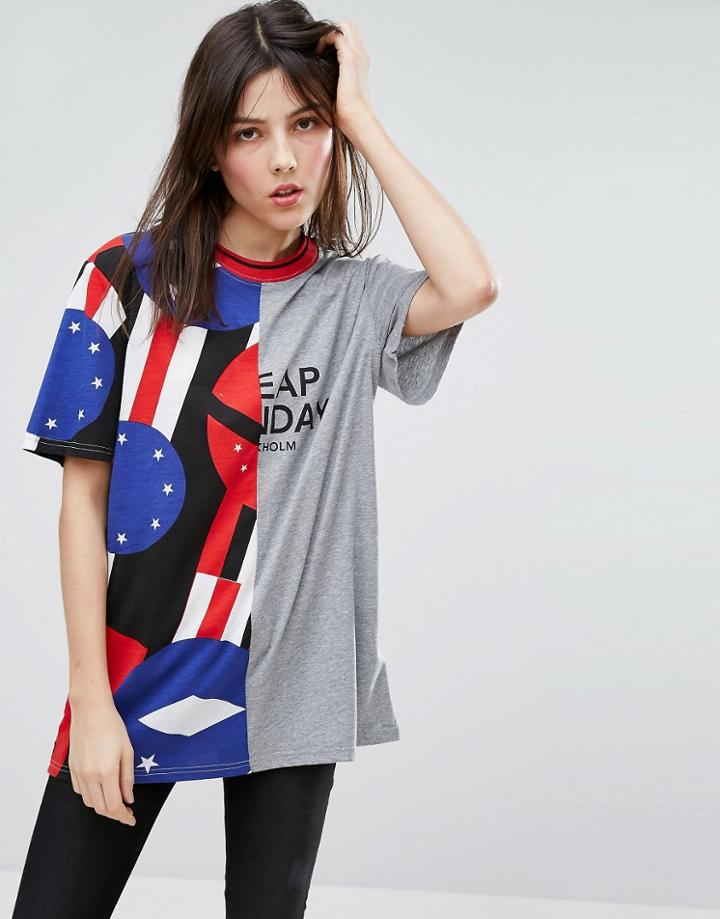 Cheap Monday Medal T-shirt - Gray
