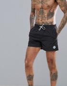 North Sails Volley Swim Short With Logo In Black - Black