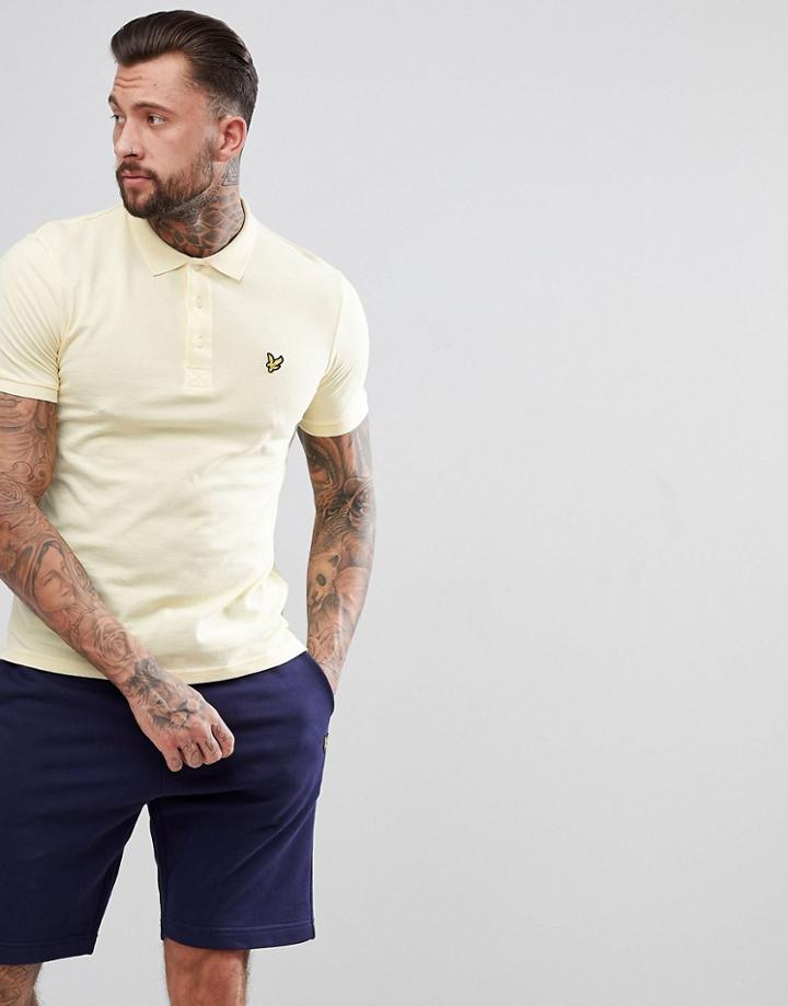 Lyle & Scott Polo Shirt In Yellow - Yellow