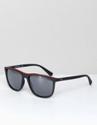 Emporio Armani 0ea4109 Square Sunglasses In Black 57mm - Black