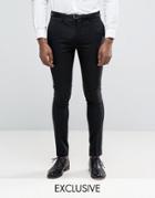 Only & Sons Super Skinny Tuxedo Pants - Black