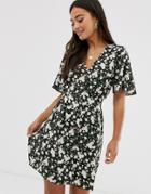 Miss Selfridge Tea Dress In Daisy Print - Multi