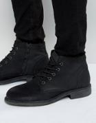 Selected Homme Trever Leather Boots - Black