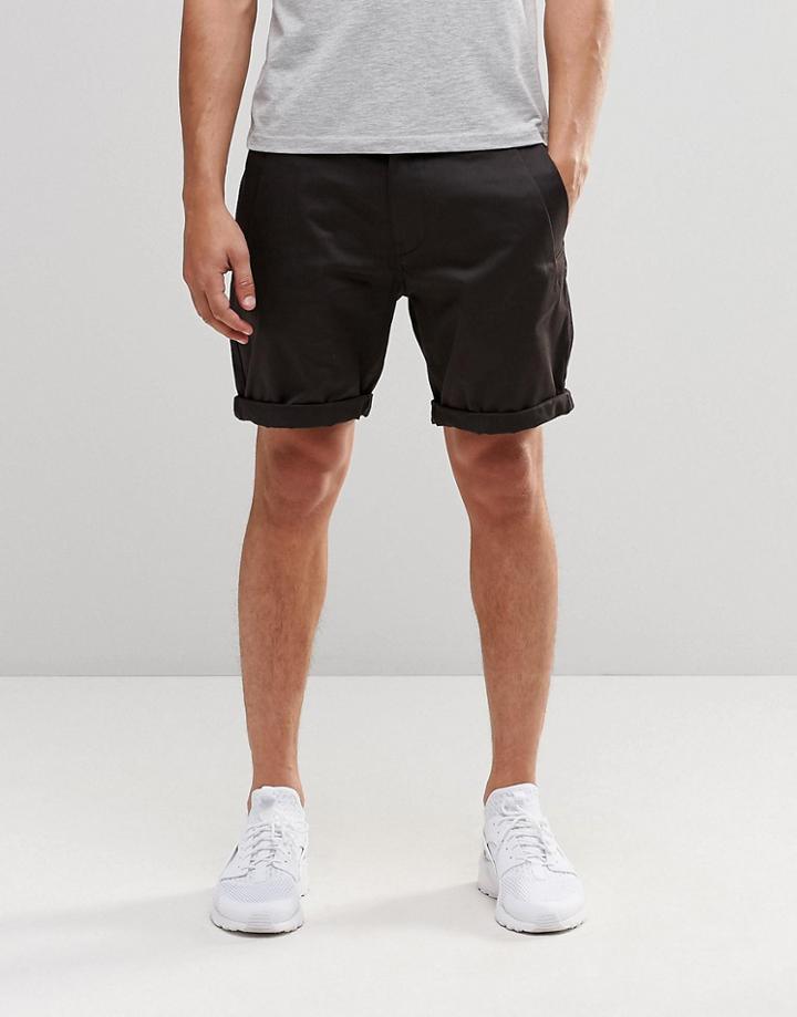 G-star Bronson Slim Chino Shorts - 976 Raven Dark Grey