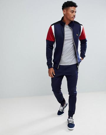 Luke Sport Farai Vintage Mix Joggers In Navy - Navy