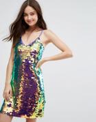 New Look Sequin Cami Dress - Pink