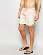 Billabong Sergio Hatch Fade Layback 16 Inch Swim Shorts - Orange