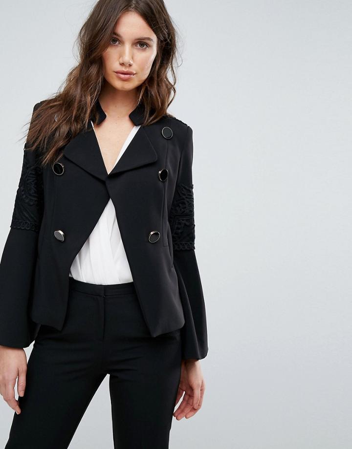 Coast Karyn Flared Sleeve Jacket - Black