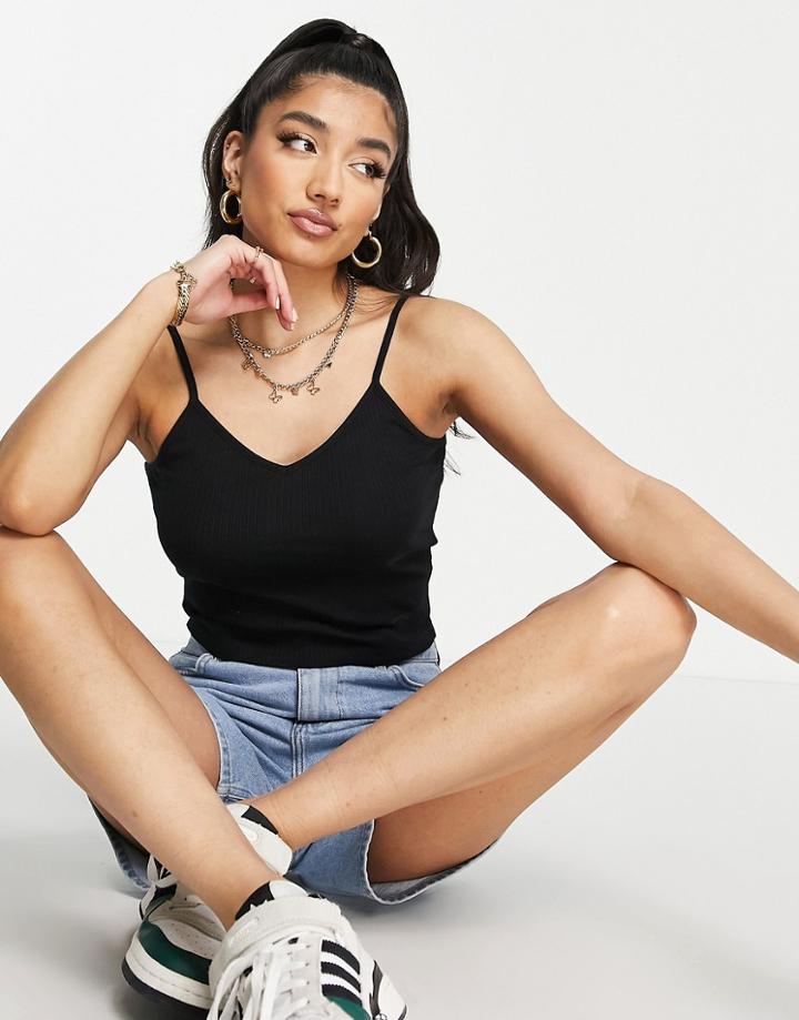 Urban Revivo Cami Top In Black