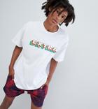 Milk It Vintage Oversized T-shirt With Extra Print - White