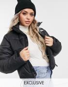 The North Face Cropped Saikuru Jacket In Black Exclusive At Asos