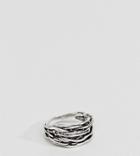 Designb Chunky Silver Ring Exclusive To Asos - Silver
