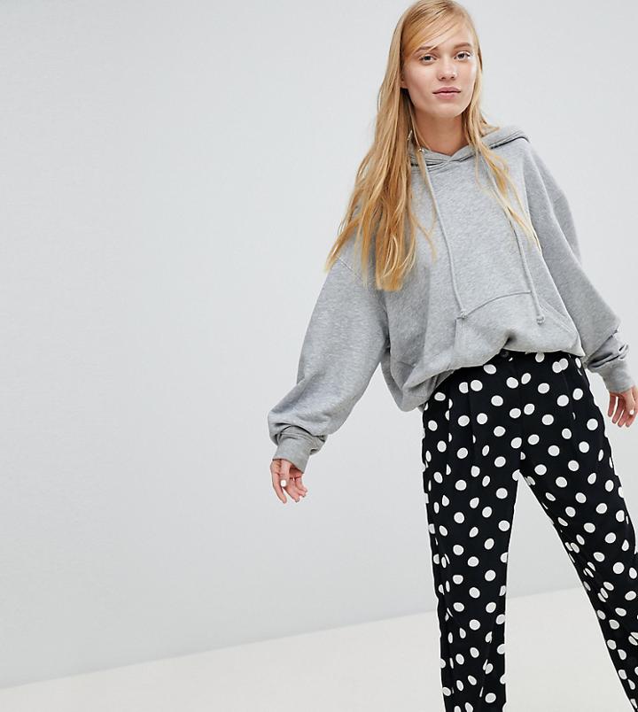 Monki Polka Dot Pants - Black
