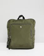 Cheap Monday Zip Backpack - Green