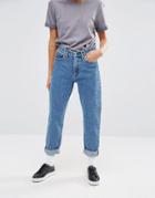 Carhartt Wip High Rise Carrot Mom Jeans - Blue