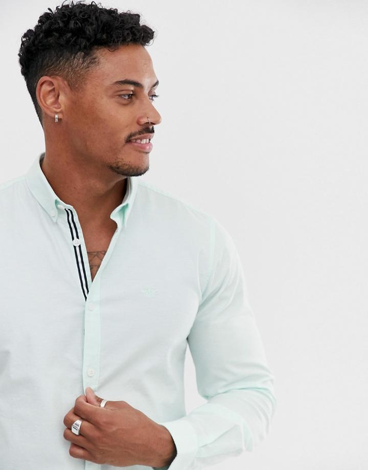 River Island Oxford Shirt In Mint