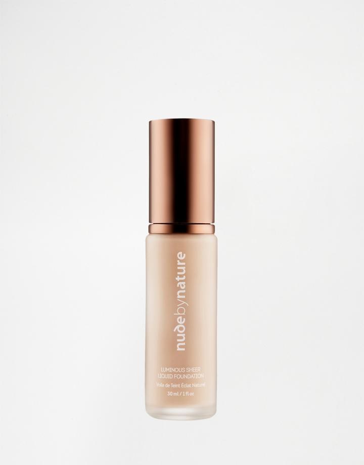 Nude By Nature Luminous Sheer Liquid Foundation - Natural